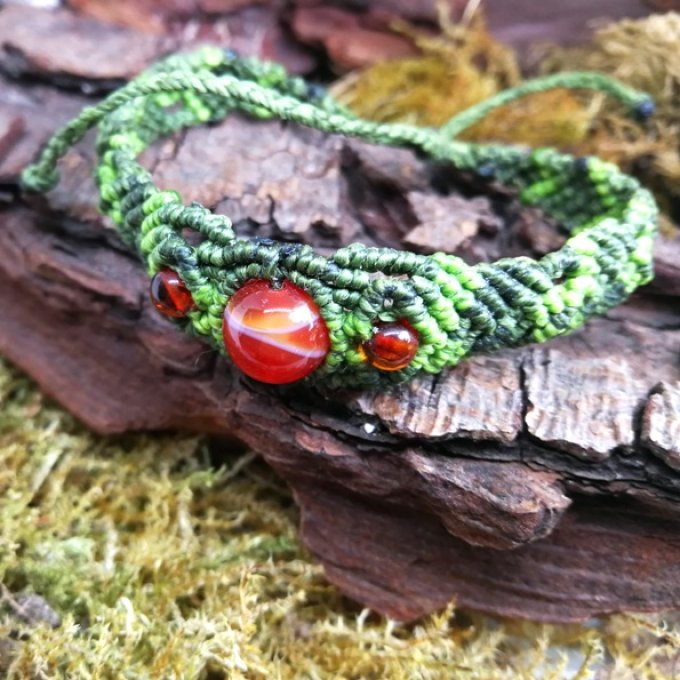 Bracelet Seiki Forêt - Agate